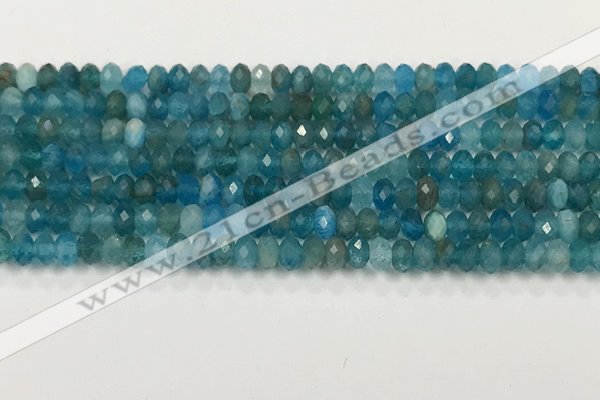 CAP624 15.5 inches 2.5*4mm faceted rondelle apatite beads