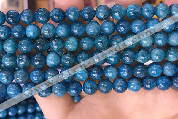 CAP637 15.5 inches 8mm round natural apatite gemstone beads