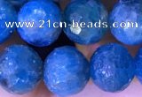 CAP660 15.5 inches 8mm faceted round apatite gemstone beads