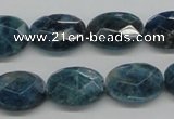 CAP68 15.5 inches 13*18mm faceted oval dyed apatite gemstone beads