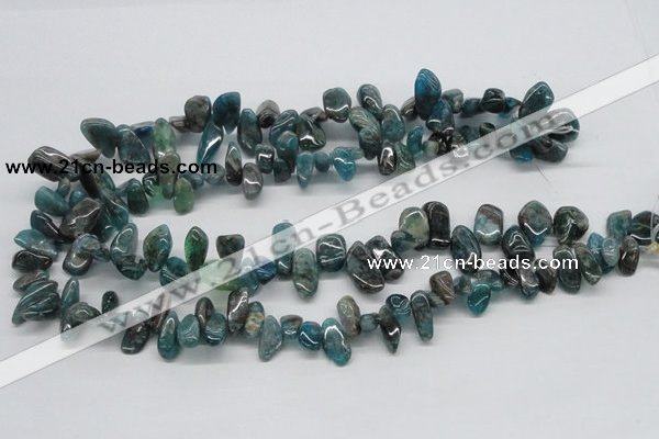 CAP73 15.5 inches 10*20mm nugget dyed apatite gemstone beads wholesale