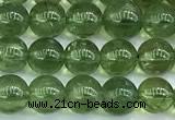 CAP736 15 inches 6.5mm -7mm round green apatite beads