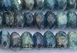 CAP745 15 inches 4*6mm faceted rondelle apatite beads