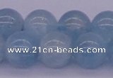 CAQ127 15.5 inches 16mm round AAA grade natural aquamarine beads