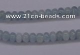 CAQ136 15.5 inches 3*4mm rondelle natural aquamarine beads