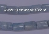 CAQ152 15.5 inches 8*12mm rectangle natural aquamarine beads