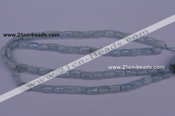 CAQ152 15.5 inches 8*12mm rectangle natural aquamarine beads