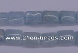 CAQ153 15.5 inches 10*12mm rectangle natural aquamarine beads