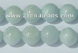 CAQ204 15.5 inches 13mm round natural aquamarine beads wholesale