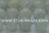 CAQ503 15.5 inches 10mm round natural aquamarine beads