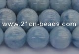 CAQ513 15.5 inches 12mm round A+ grade natural aquamarine beads