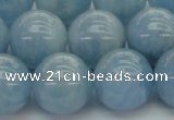 CAQ522 15.5 inches 12mm round AA grade natural aquamarine beads