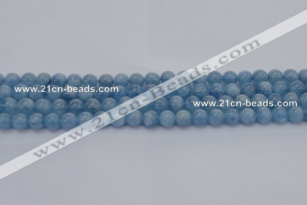 CAQ537 15.5 inches 8mm round AAA grade natural aquamarine beads