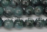 CAQ603 15.5 inches 10mm round aquamarine gemstone beads