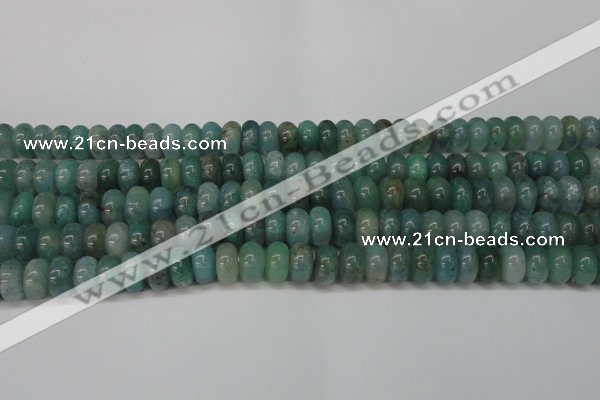 CAQ611 15.5 inches 5*8mm rondelle aquamarine gemstone beads