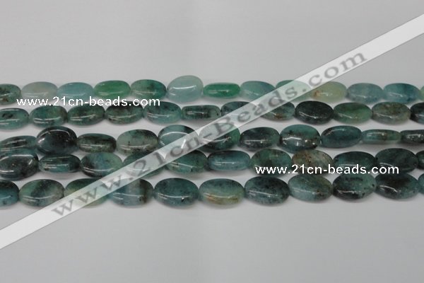 CAQ629 15.5 inches 12*16mm oval aquamarine gemstone beads