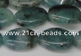 CAQ631 15.5 inches 15*20mm oval aquamarine gemstone beads