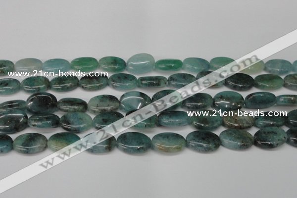 CAQ631 15.5 inches 15*20mm oval aquamarine gemstone beads