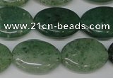 CAQ633 15.5 inches 13*18mm oval aquamarine gemstone beads