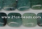 CAQ639 15.5 inches 16*16mm square aquamarine gemstone beads