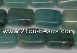 CAQ645 15.5 inches 12*16mm rectangle aquamarine gemstone beads