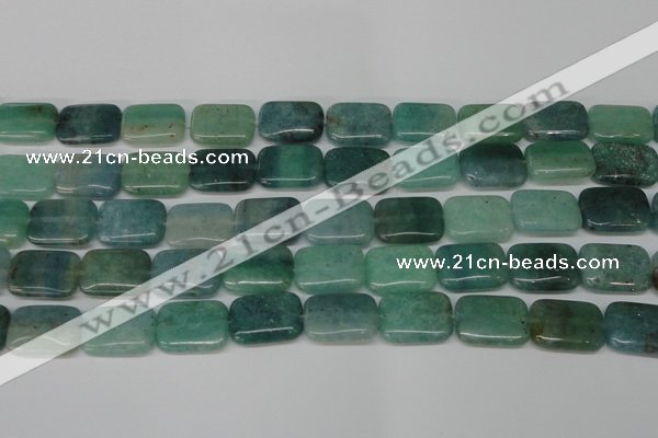 CAQ647 15.5 inches 15*20mm rectangle aquamarine gemstone beads