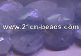 CAQ652 15.5 inches 12*16mm - 15*20mm faceted freeform aquamarine beads