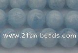 CAQ703 15.5 inches 10mm round natural aquamarine beads wholesale