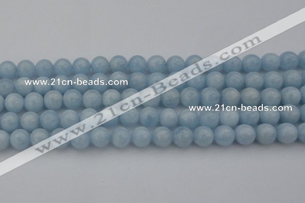 CAQ703 15.5 inches 10mm round natural aquamarine beads wholesale