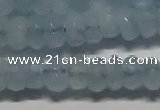 CAQ761 15.5 inches 5*8mm faceted rondelle aquamarine beads