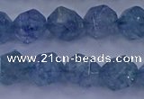 CAQ774 15.5 inches 12mm faceted nuggets imitation aquamarine beads