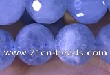 CAQ889 15.5 inches 10mm faceted round natural aquamarine beads