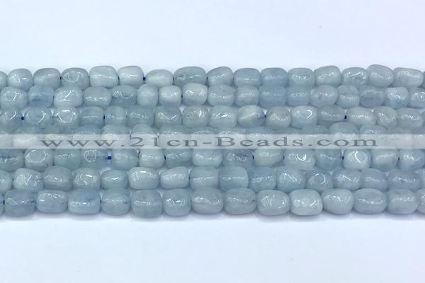 CAQ940 15 inches 6*6mm – 6*8mm nuggets aquamarine beads