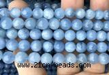 CAQ978 15 inches 8mm round aquamarine gemstone beads