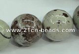 CAR09 15.5 inches 20mm round artistic jasper beads wholesale