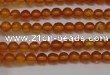 CAR105 15.5 inches 3mm round natural amber beads