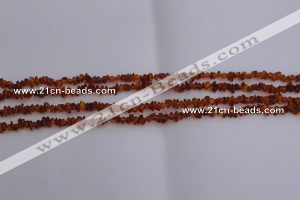 CAR201 24 inches 3*6mm natural amber chips beads wholesale