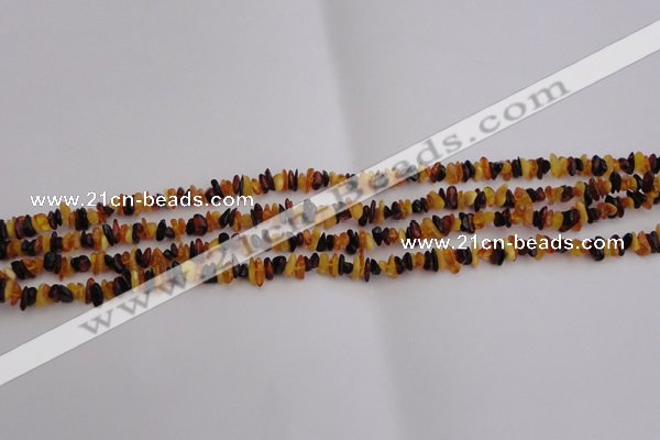 CAR205 32 inches 3*5mm natural amber chips beads wholesale