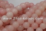 CAS04 15.5 inches 8mm round pink angel skin gemstone beads