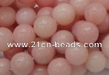 CAS06 15.5 inches 12mm round pink angel skin gemstone beads