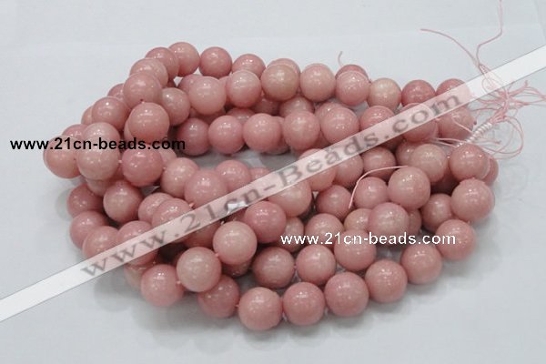 CAS08 15.5 inches 18mm round pink angel skin gemstone beads