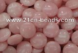 CAS16 15.5 inches 12mm flat round pink angel skin gemstone beads