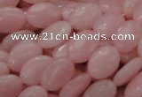 CAS20 15.5 inches 10*14mm oval pink angel skin gemstone beads