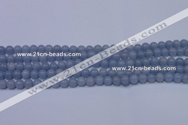 CAS201 15.5 inches 6mm round blue angel skin gemstone beads