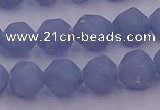 CAS212 15.5 inches 10mm faceted nuggets blue angel skin gemstone beads