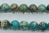 CAT01 15.5 inches 10mm round natural aqua terra jasper beads