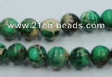 CAT220 15.5 inches 8mm round dyed natural aqua terra jasper beads