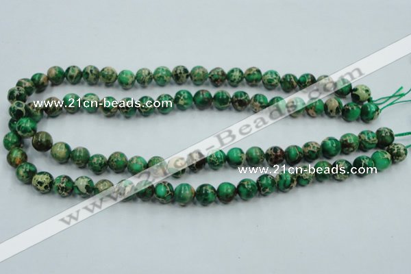 CAT220 15.5 inches 8mm round dyed natural aqua terra jasper beads