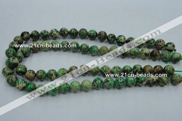 CAT222 15.5 inches 16mm round dyed natural aqua terra jasper beads
