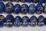 CAT301 15.5 inches 7*10mm – 15*20mm rondelle dyed aqua terra jasper beads